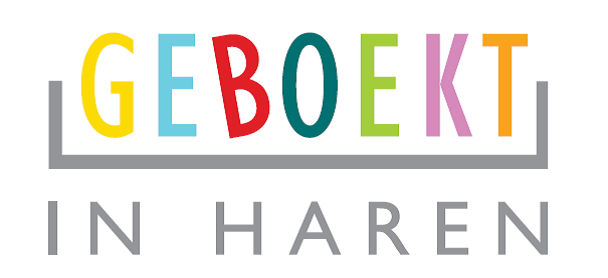 LOGO Geboekt in Haren kleur