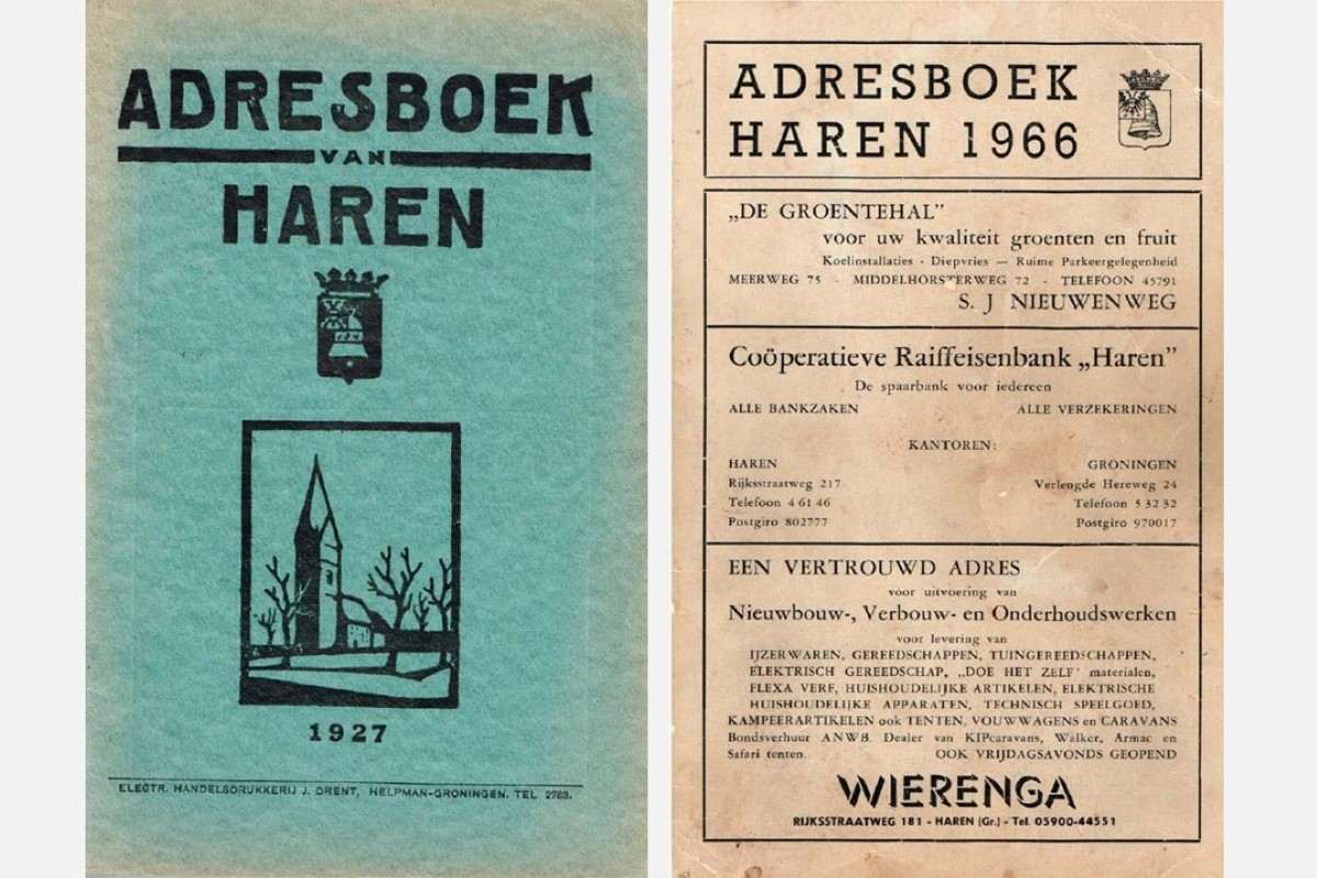 6. Adresboeken 1927 tm 1966