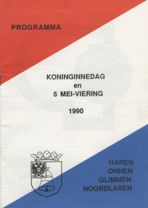 Foto's bezoek koningin Beatrix aan Haren, 30 april 1990