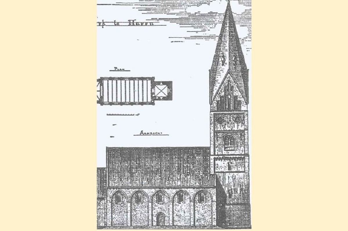 H. Peters en de toren van de Dorpskerk 
