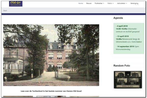 Nieuwe website